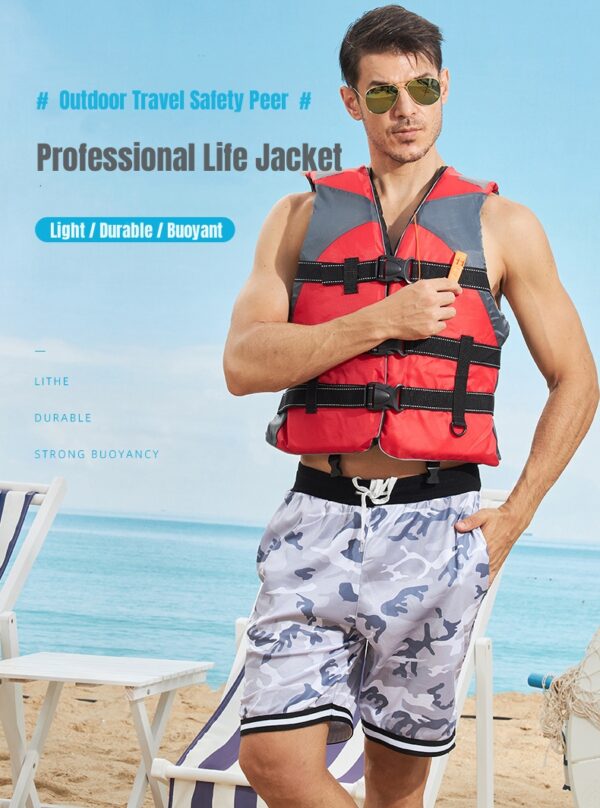 C4-   Adult Kids Life Jacket - 图片 5