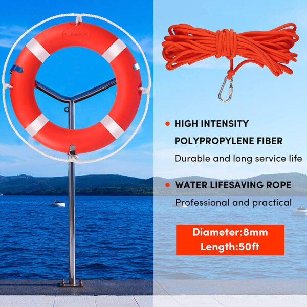 C5-  Life Buoy Life Saving Rope - 图片 3