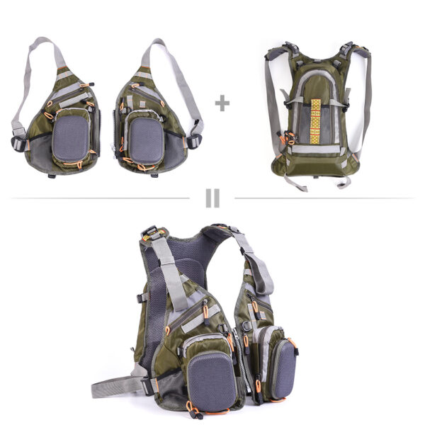 C4-   Multi-Purpose Fishing Vest - 图片 5
